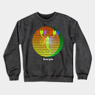 SCORPIO zodiac birthday Crewneck Sweatshirt